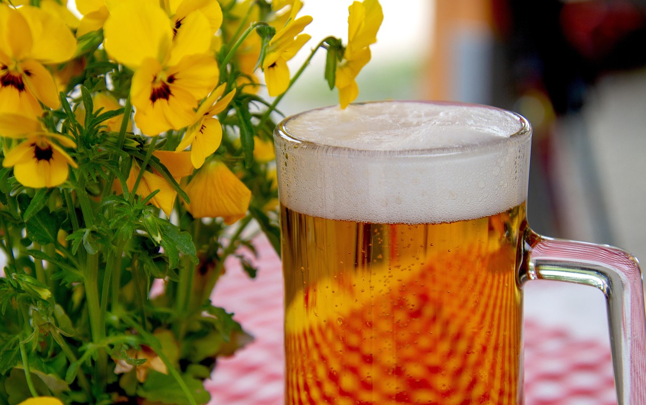 Lievito di birra scaduto utilizzato come fertilizzante per fiori in giardino.